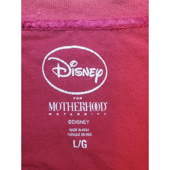 Disney Motherhood Maternity Mickey Mouse Long Sleeve T Shirt Sz L - Picture 7 of 10
